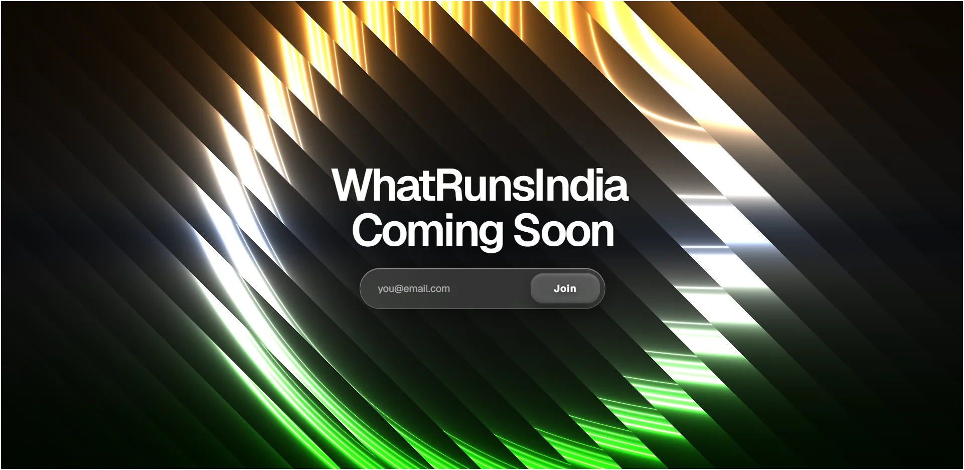 WhatRunsIndia